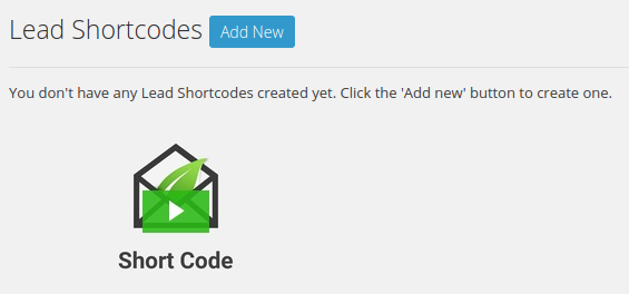 Lead Shortcodes