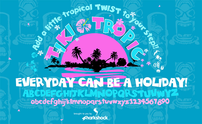 Tiki Tropic - Free Beach Font