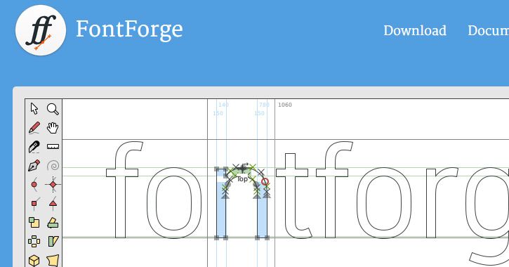 fontforge github software homepage