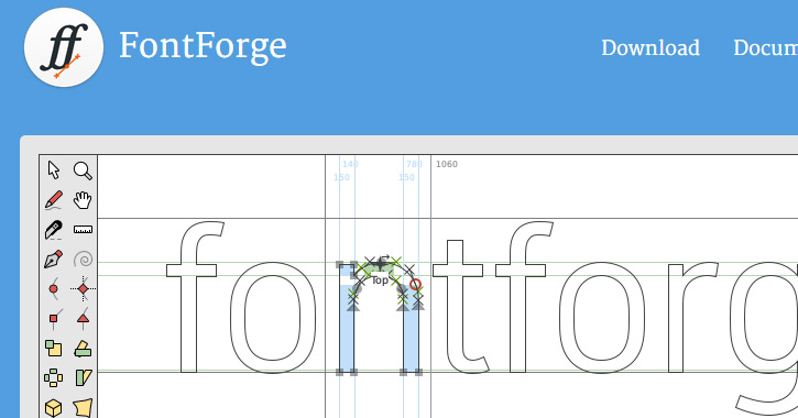 fontforge github software homepage