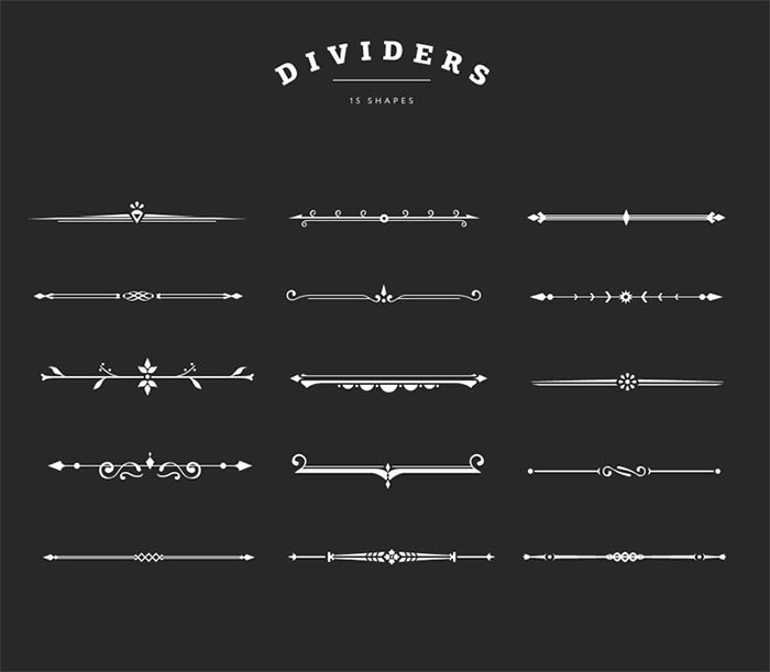 Decorative Dividers