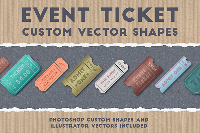 Event Ticket Shapes