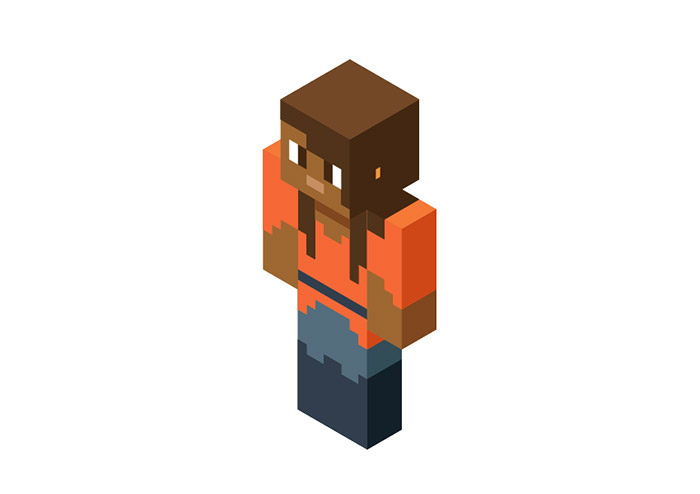 Minecraft Character in Affinity Designer