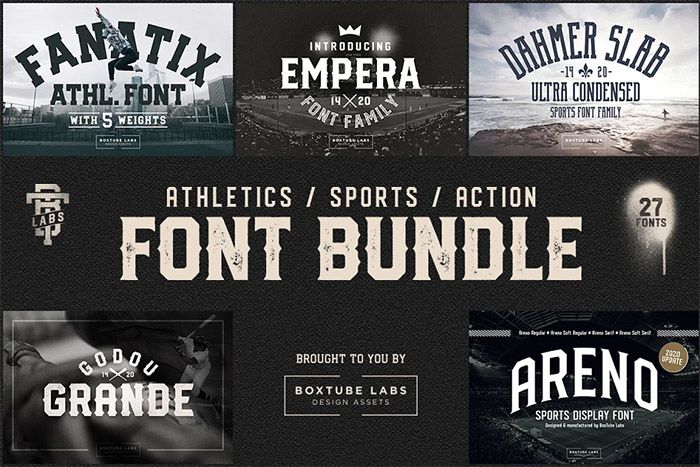 Sports Font Bundle 1