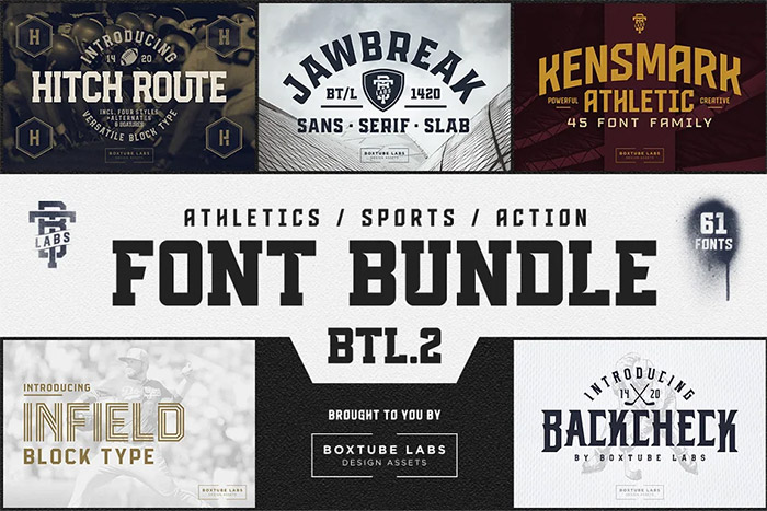 Sports Font Bundle 2