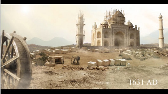 Matte Painting Tutorial of Tajmahal Using Photoshop