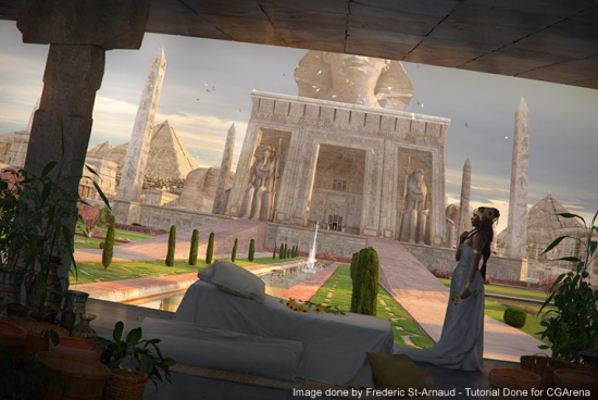 Matte Painting: Cleopatra Queen of Egypt