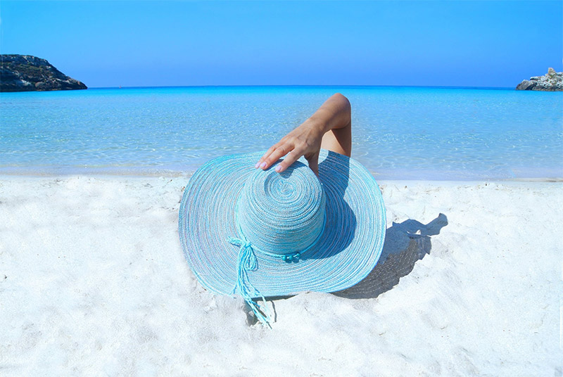 Relaxing on the Beach