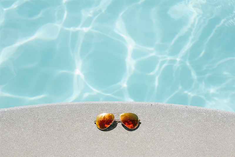 Sunglasses by the Pool