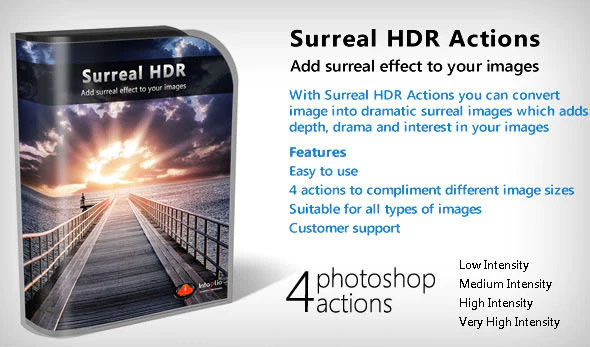 Preview of Surreal HDR Photoshop Actions