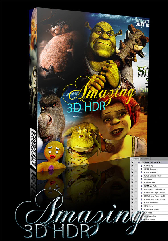 Preview of Supreme HDR Photoshop Actions