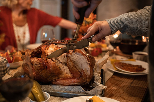 Carving the Turkey Photo