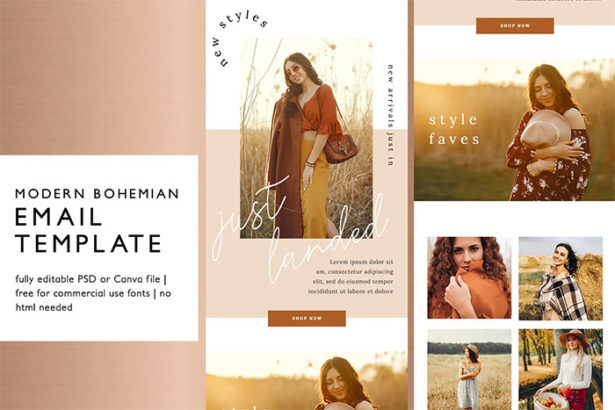 Modern Boho Email Template