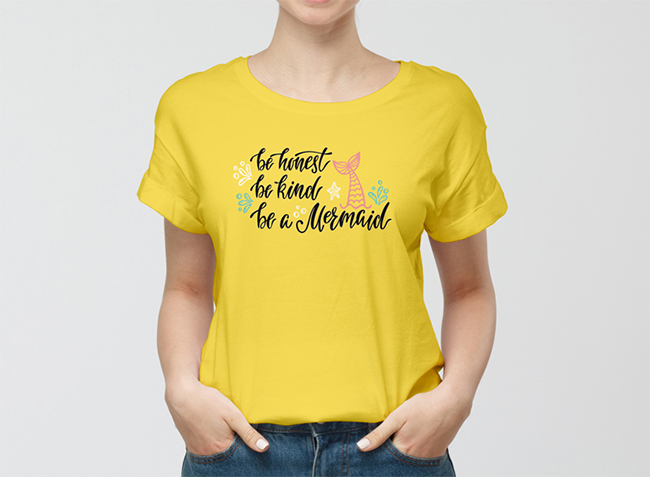 Girl's T-Shirt Mockup