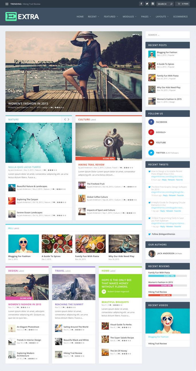 Extra WordPress Magazine Theme