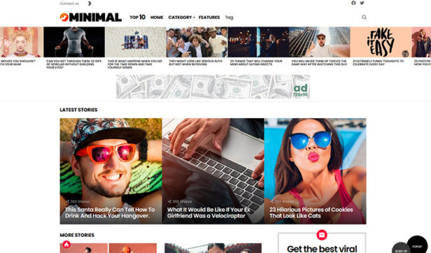 Bimber WordPress Theme