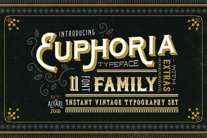 Euphoria 1800s Fonts