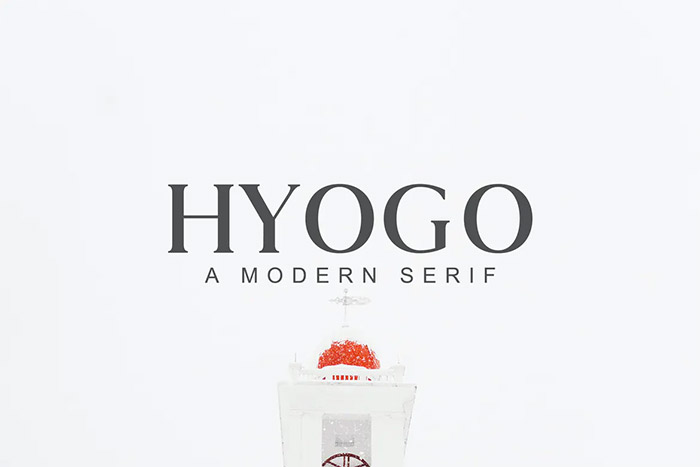 Hyogo - Modern Font