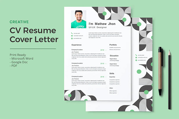 39 Fantastically Creative Resume and CV Examples