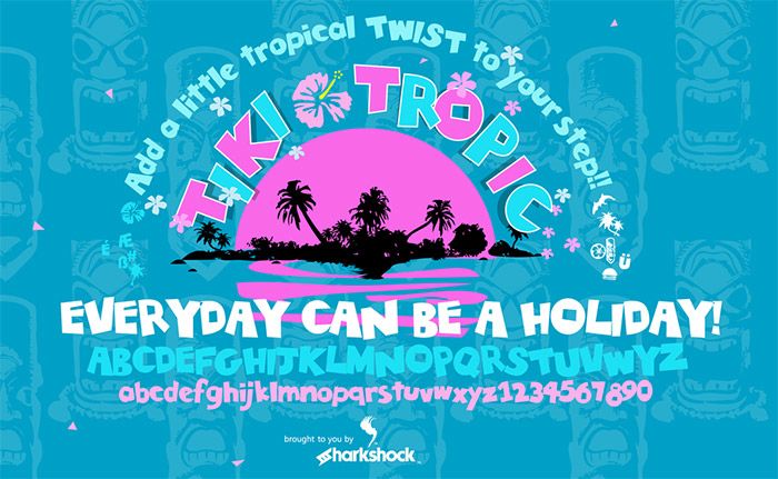 Tiki Tropic - Free Beach Font
