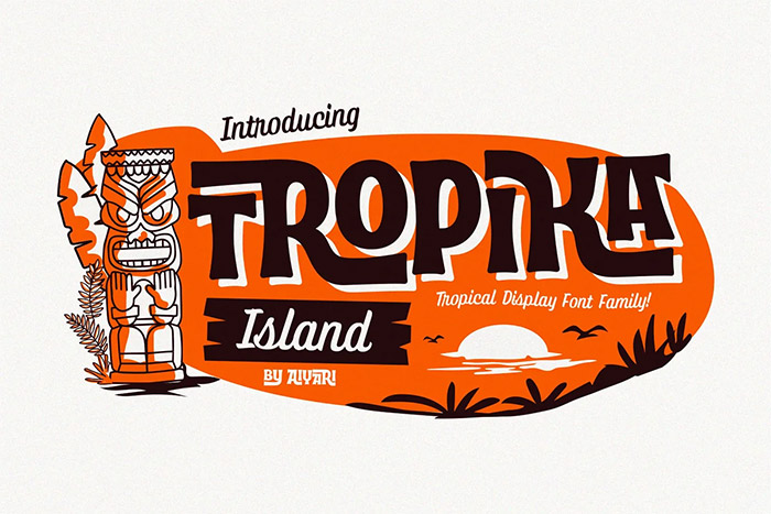 Tropika Island - '60s Fonts