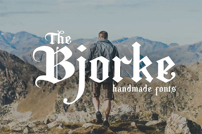 The Bjorke - Old English Font