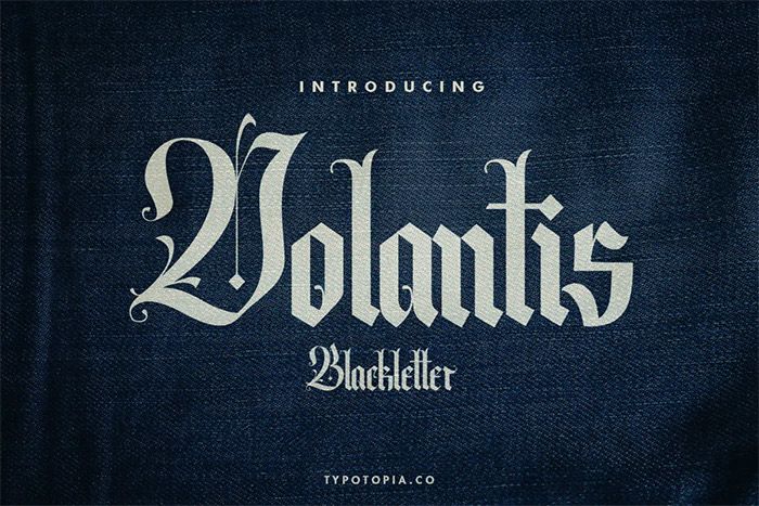 Volantis - Blackletter Font