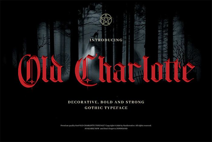 Old Charlotte - Gothic Font