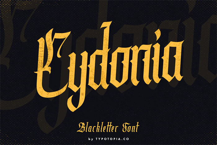 Cydonia - Blackletter Font