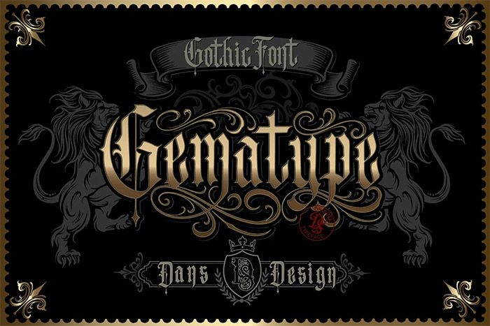 Gematype - Gothic Font