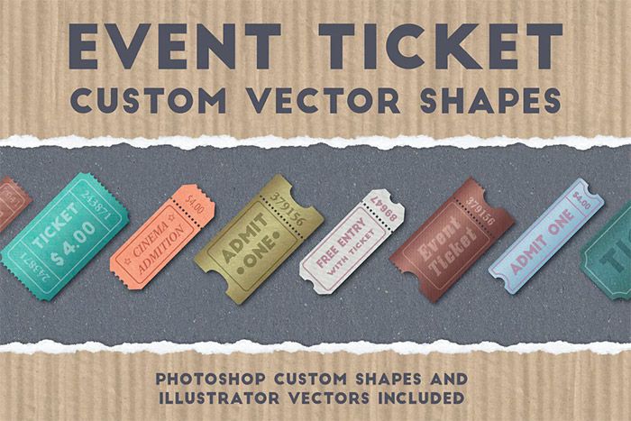 Event Ticket Shapes