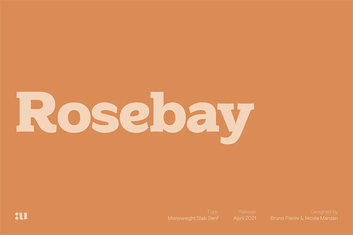 Rosebay - Slab Serif Fonts