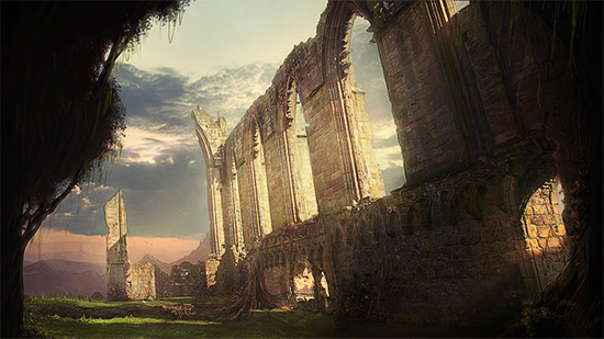 Ruins in Photoshop