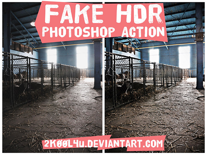 Preview of Fake HDR Photoshop Action