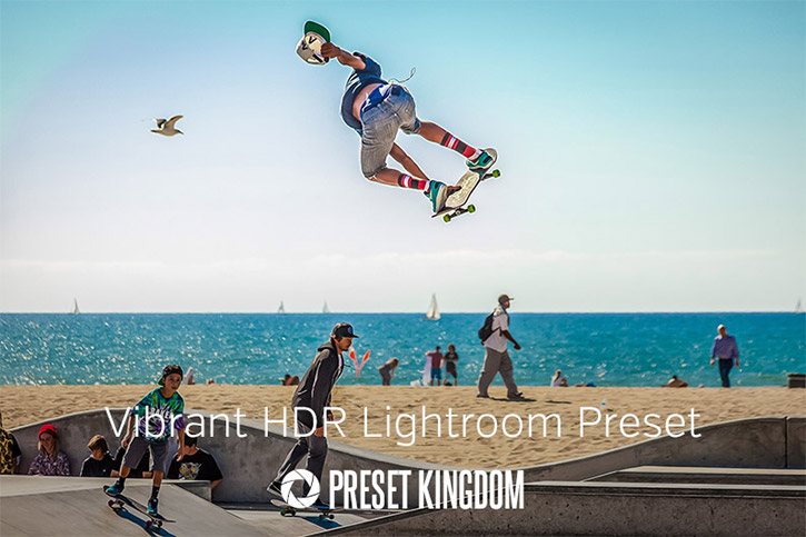 Preview of Vibrant HDR Lightroom Preset by Preset Kingdom
