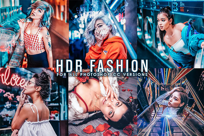 Preview of HDR Fashion Photoshop Actions by 2lagus