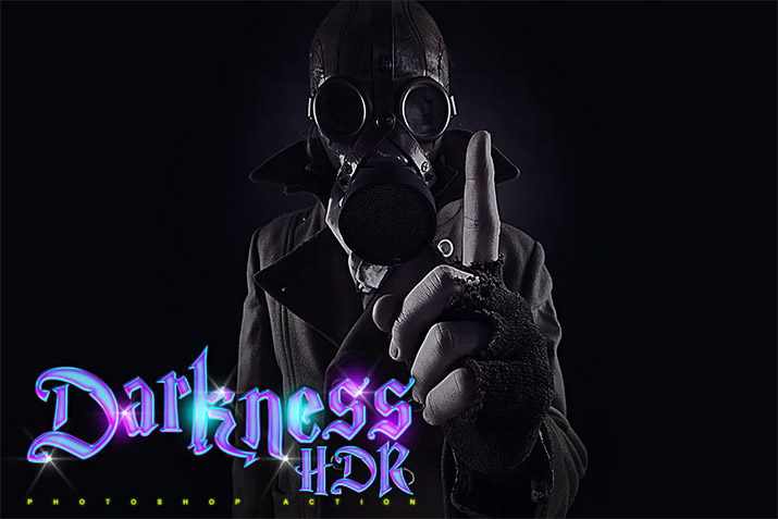 Preview of Darkness HDR Photoshop Actions by SupremeTones