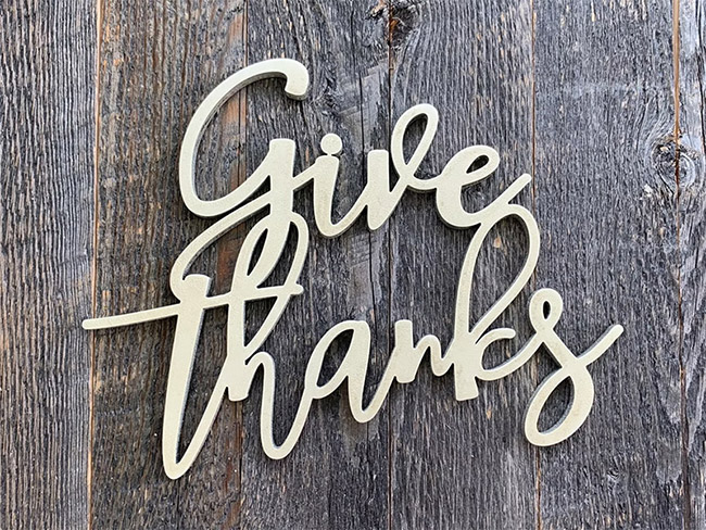 Give Thanks Wallpaper