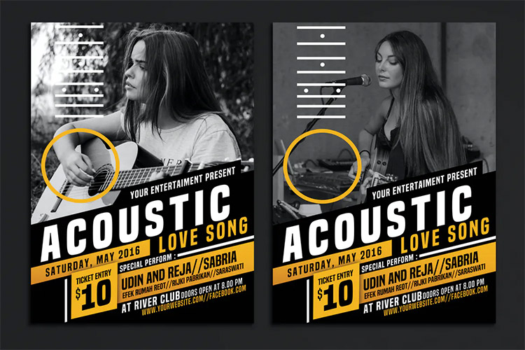 Acoustic Event Poster Template