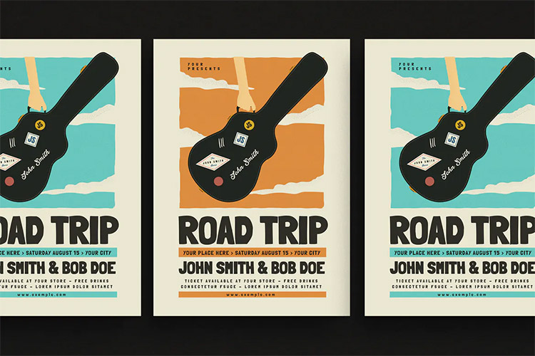 Road Trip Event Poster