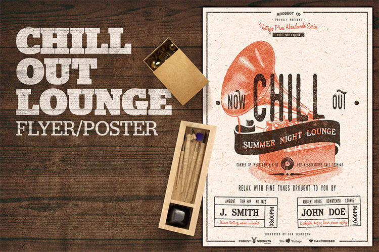 Chill Out Lounge Flyer & Poster