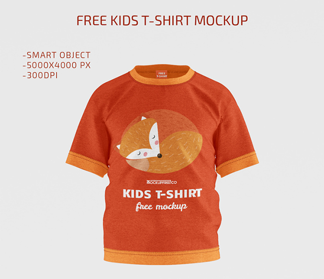 Kid's T-Shirt Mockup