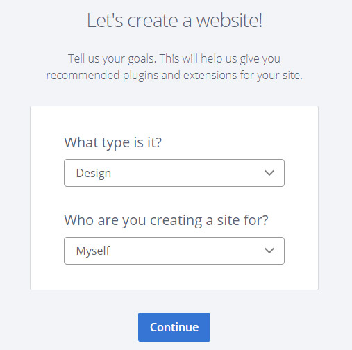 Let's create a website